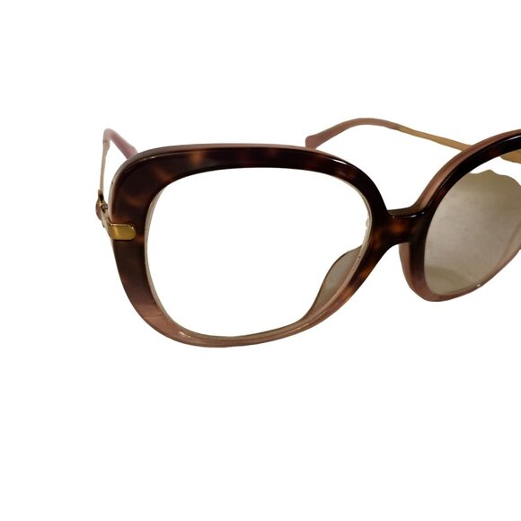 Coach HC8320 Rose Tortoise Gradient Eyeglasses Frames 56505M Used Womens - Picture 4 of 16